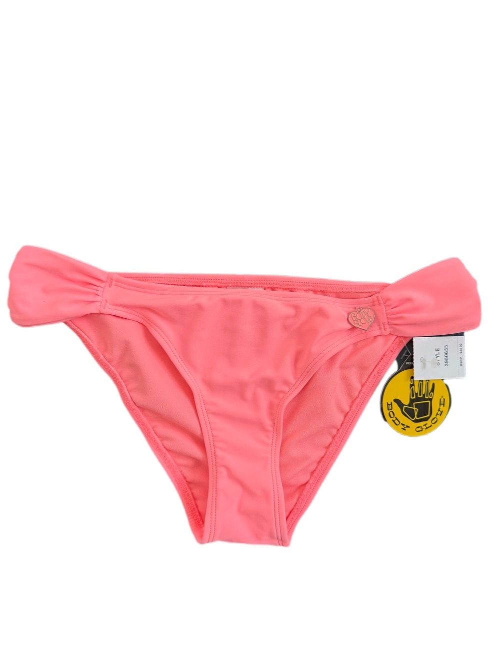 NWT Body Glove Smoothies Hipster Bikini Bottom Coral Pink M